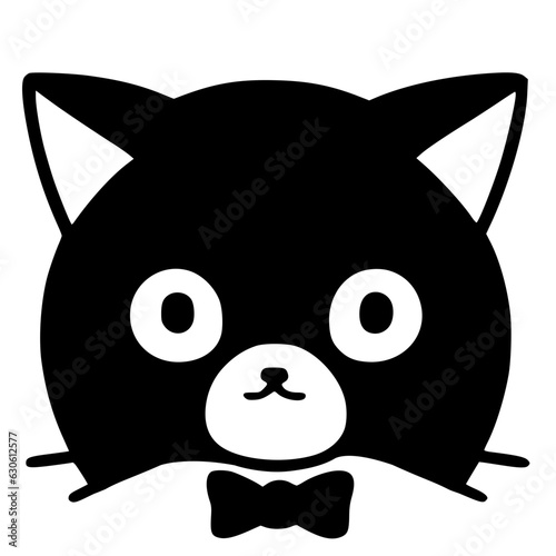 symmetrical cat, cute and lovely face