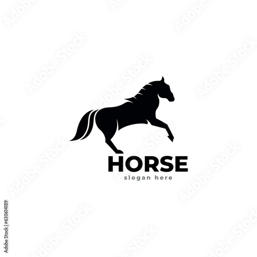 horse logo icon vector template