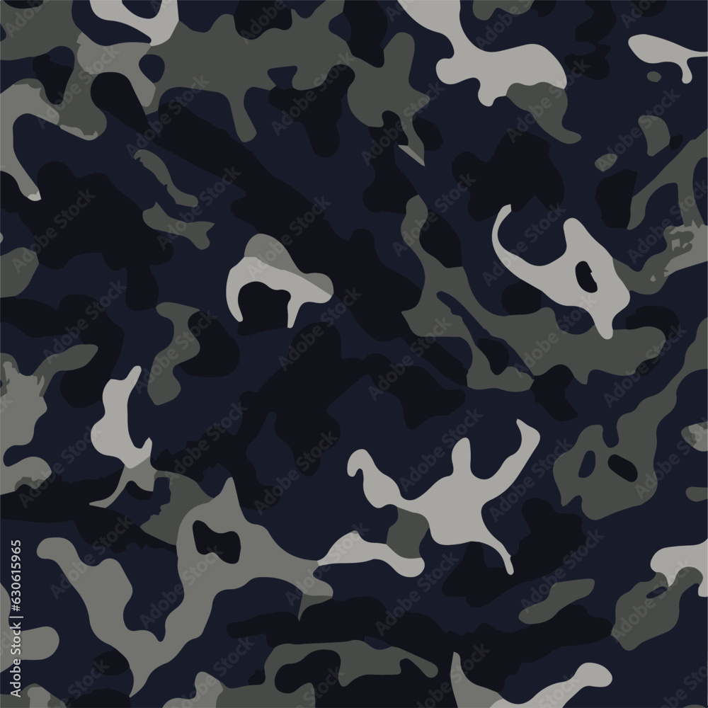 Camouflage seamless pattern. Trendy style camo, repeat print. Vector illustration. Khaki texture, perfect for military army design Camouflage seamless pattern. Trendy style camo, repeat print. Vector illustration. Khaki texture, perfect for military army design