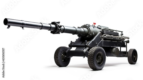 Obraz na plátně Heavy cannon gun weapon artillery vehicle