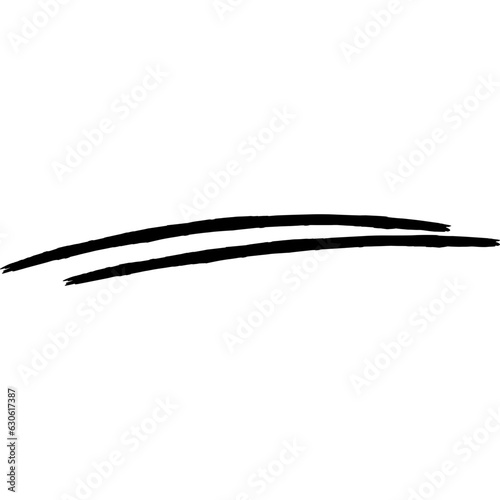 doodle highlight underline for decoration, website, web, presentation, printing, banner, logo, poster design, etc.