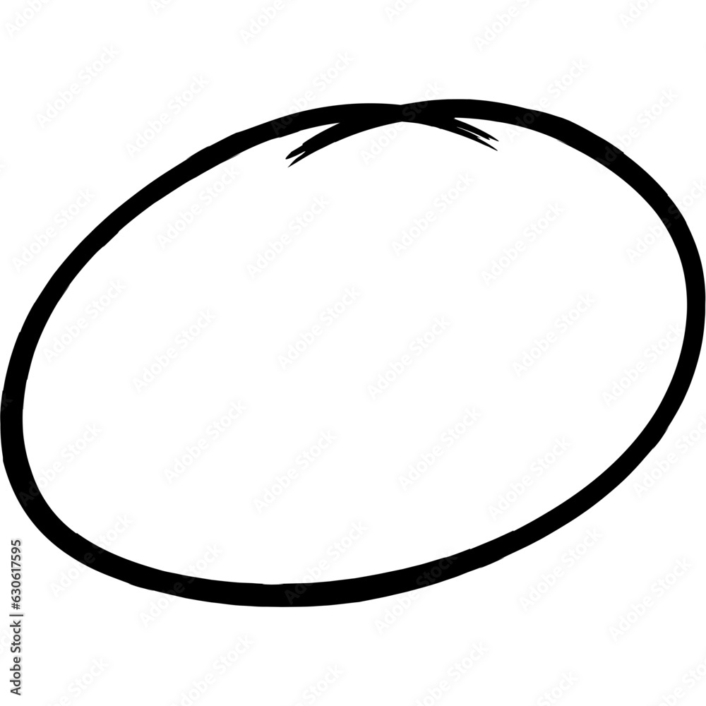 doodle circle for decoration, website, web, presentation, printing, banner, logo, poster design, etc.