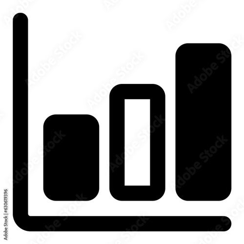 statistic up icon vector illustration asset element