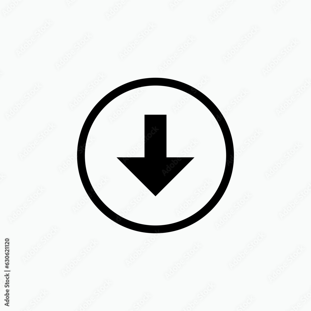 Scroll Down Icon - Vector, Sign and Symbol for Design, Presentation, Website or Apps Elements Scroll Down Icon - Vector, Sign and Symbol for Design, Presentation, Website or Apps Elements