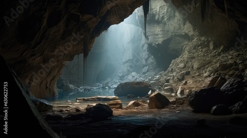 Picture from the cave. Generative AI © Op Creator