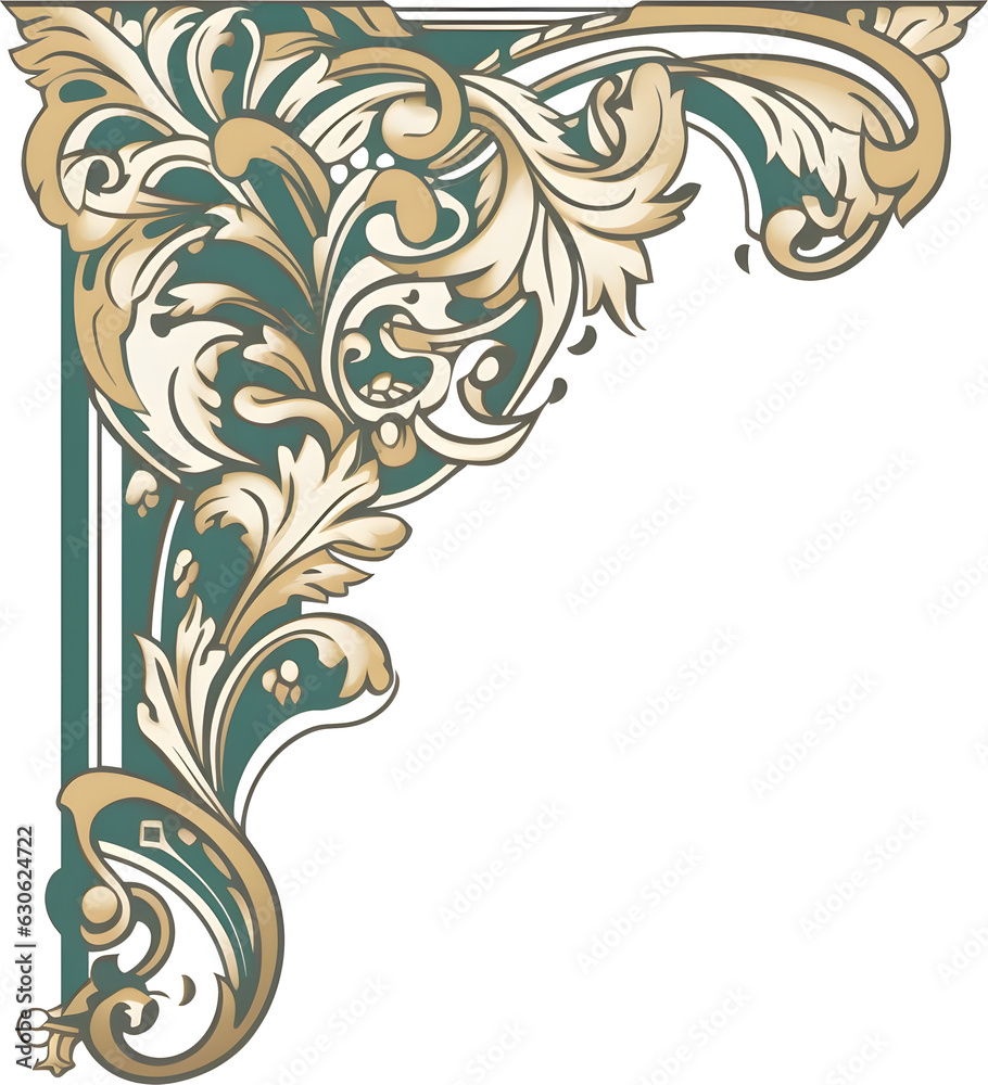 Art Nouveau Corners. Generative AI
Art Nouveau Corners. Generative AI