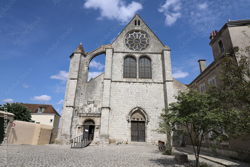 L'église Saint Aignan, de style gothique, ville de Chartres, département de l Eure et Loir, France
