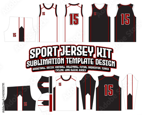 Seirin Basketball Jersey Design Sportswear Template