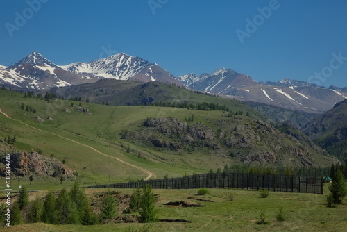 Summer landscapes of the Altai Mountains.
