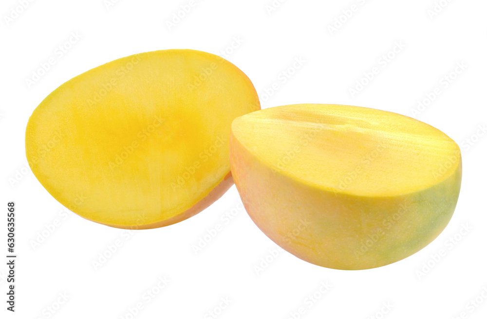 mango slice isolated transparent png