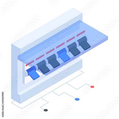 Download isometric icon of breaker 
