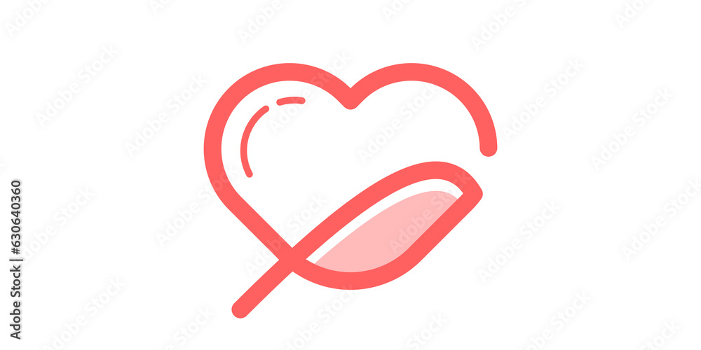 logo design element love and bird icon vector inspiration logo design element love and bird icon vector inspiration