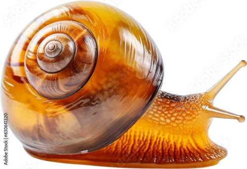 snail on a white background