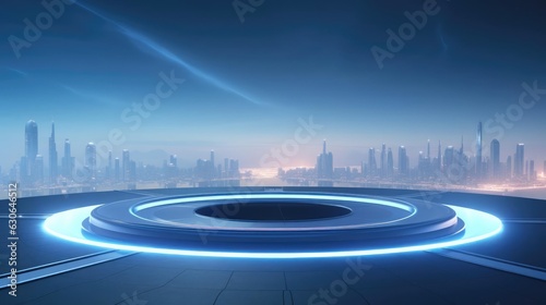 Technological background  empty space  mock-up