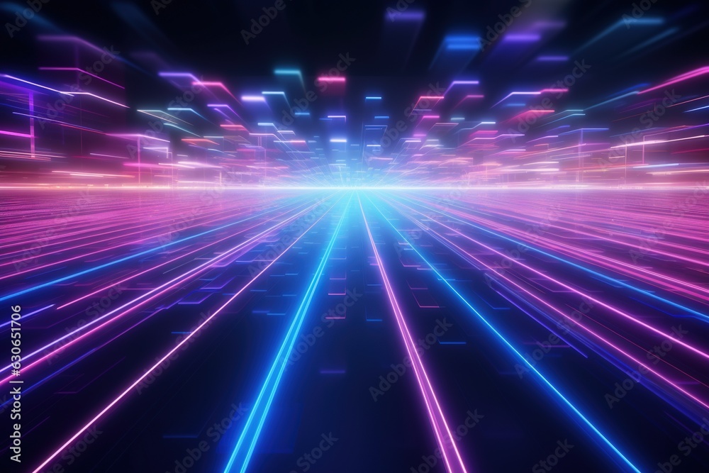 abstract futuristic background with pink blue glowing neon moving high speed wave lines and bokeh lights. Data transfer concept Fantastic wallpaper abstract futuristic background with pink blue glowing neon moving high speed wave lines and bokeh lights. Data transfer concept Fantastic wallpaper