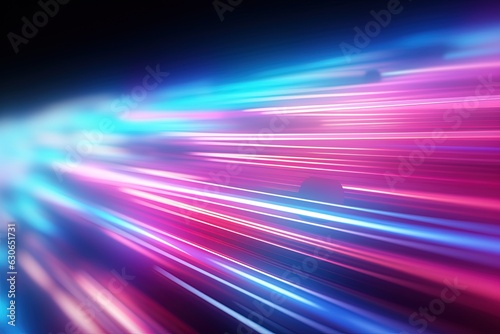 abstract futuristic background with pink blue glowing neon moving high speed wave lines and bokeh lights. Data transfer concept Fantastic wallpaper