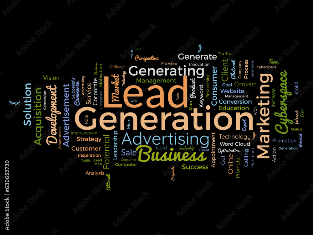 Word cloud background concept for Lead generation. Financial marketing strategy control for generating customer potential. vector illustration. Word cloud background concept for Lead generation. Financial marketing strategy control for generating customer potential. vector illustration.