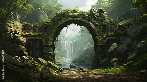 Fantasy stone arch