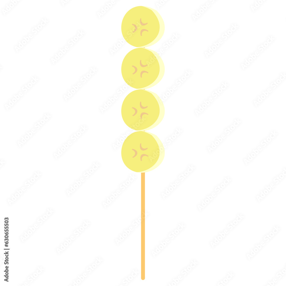 Fruit In Caramel Illustration