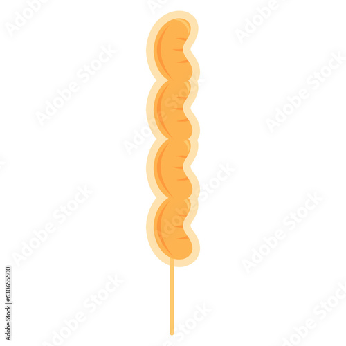Fruit In Caramel Illustration