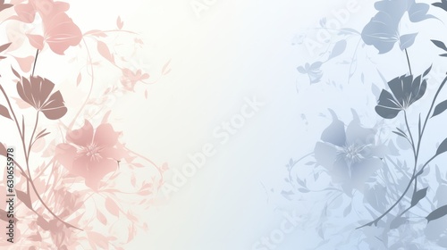 Wallpaper Mural Pink flowers watercolor art painting for banner, poster, Web and packaging. Spring floral background. AI illustration. Torontodigital.ca