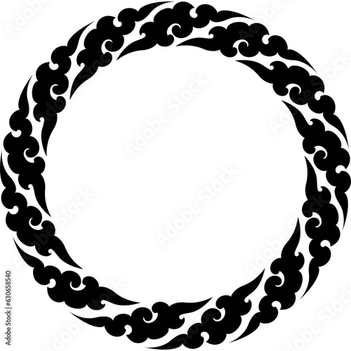 thai art round pattern for decorative,poster,invitation card,tattoo,design,website,printing,logo,etc.
