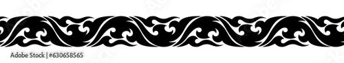 chinese cloud seamless pattern border for decorative,poster,invitation card,tattoo,design,website,printing,logo,etc.