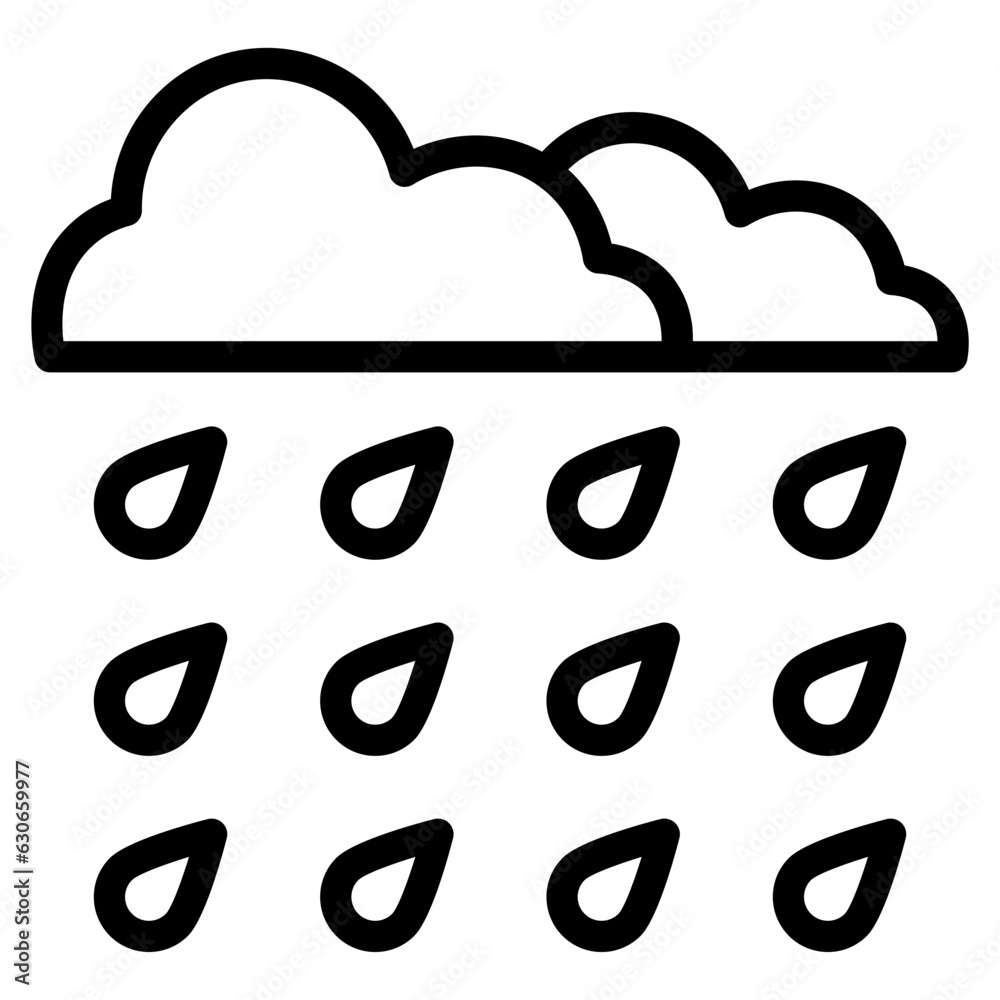 rain cloud line 