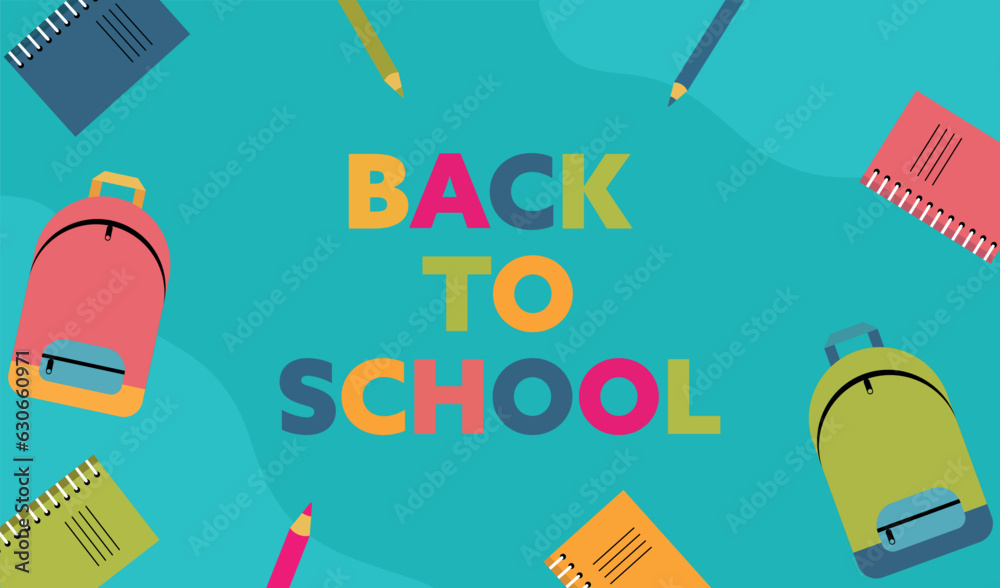 Back to school banner and background, vector illustration. Back to school banner and background, vector illustration.
