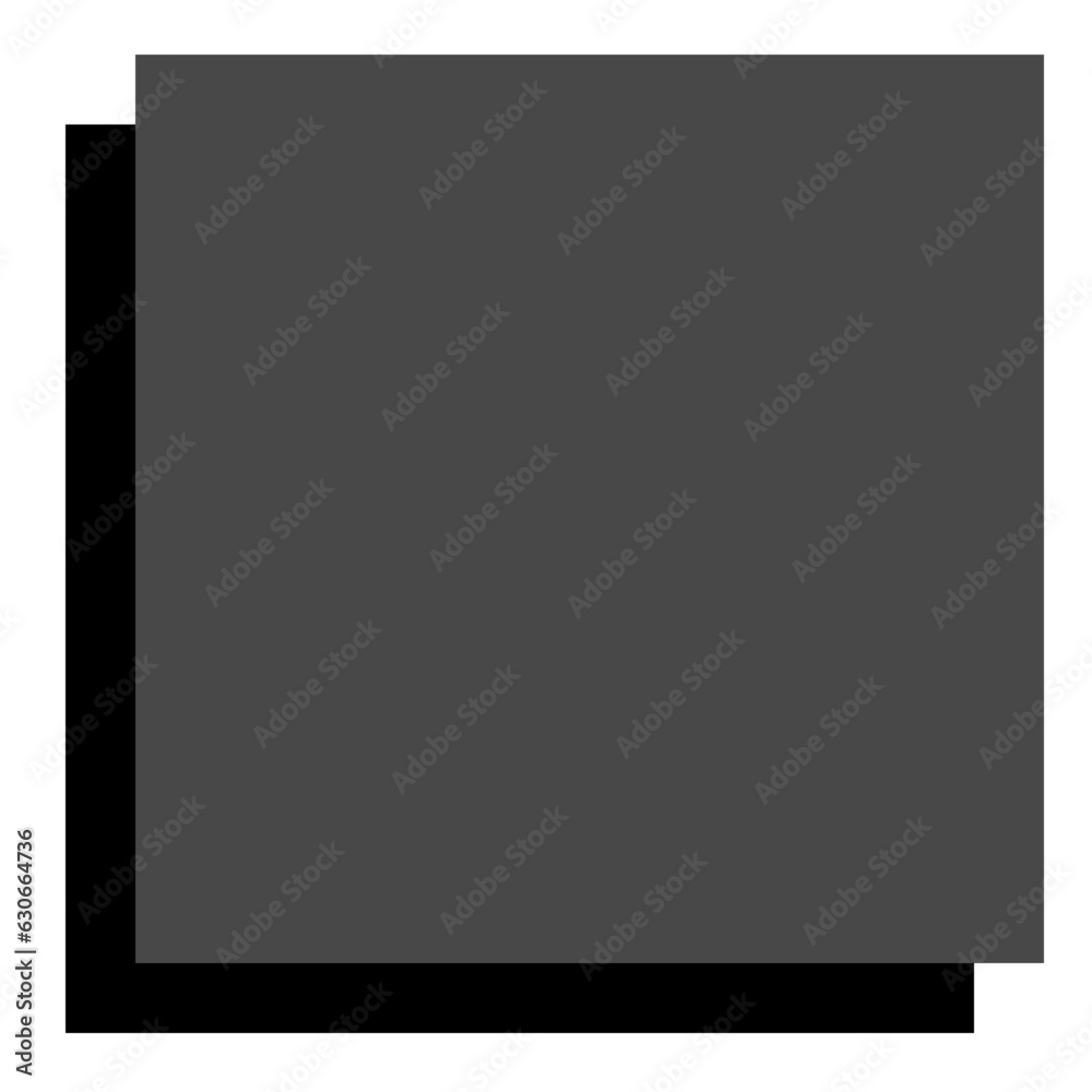black blank circle icon background with shadow