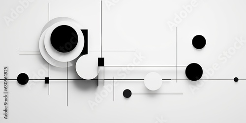 AI Generated. AI Generative. Minimal geometric abstract shapes graphic background poster mock up. Graphic Art