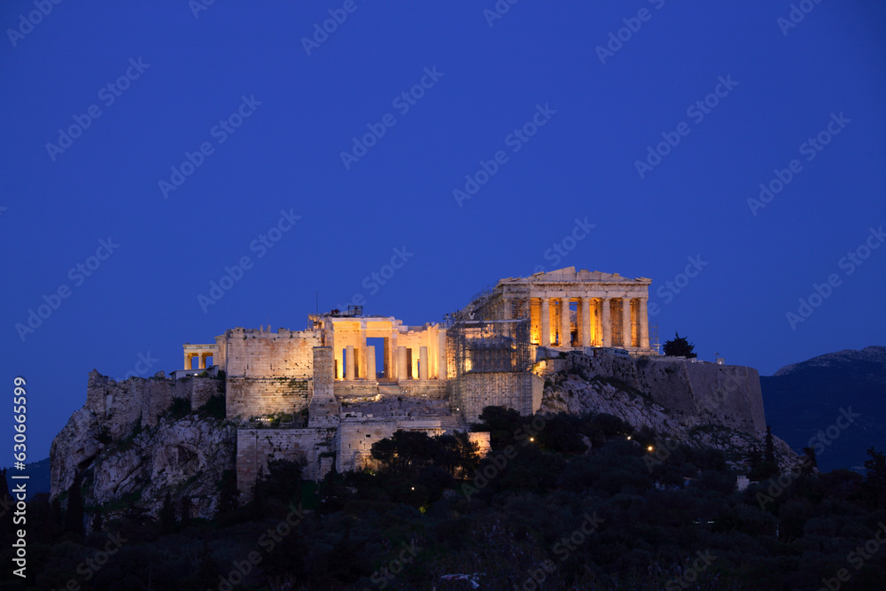 The Parthenon and the Acropolis, Athens, Greece
