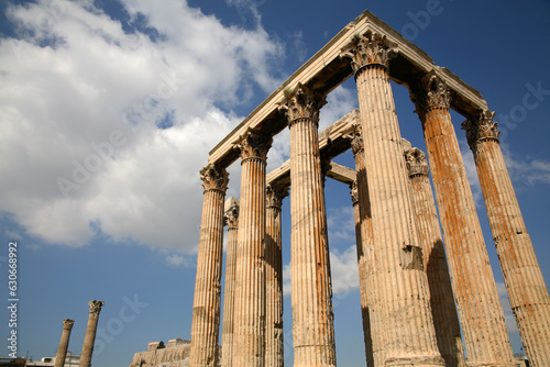 The Temple of Olympian Zeus, Athens, Greece photo