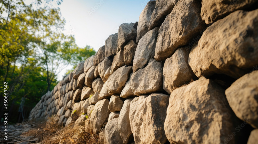 Impressive Towering Retaining Wall Impressive Towering Retaining Wall