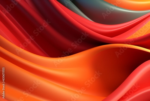 colorful 3d modern abstract background. generative ai