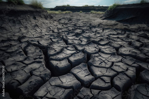 Drought's Embrace: A Landscape in Desolation
