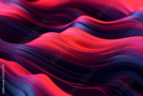 colorful 3d modern abstract background. generative ai