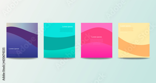 Plantillas creativas de arte universal con elementos abstractos. Para afiches, tarjetas de felicitación y de negocios, invitación, pancarta, folleto, encabezado de correo electrónico, publicidad.