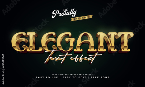 luxury glossy glowing shiny golden editable vector text effect