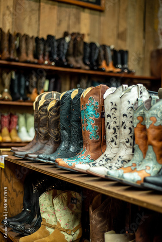 Women's cowboy boots in store
