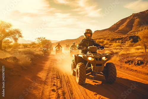 Unforgettable ATV Journey: Shadows and Sunlight © Andrii 