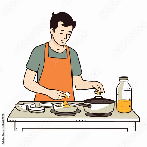 person cooking