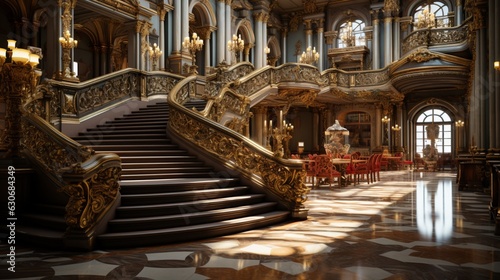 Treppenhaus in der Oper.