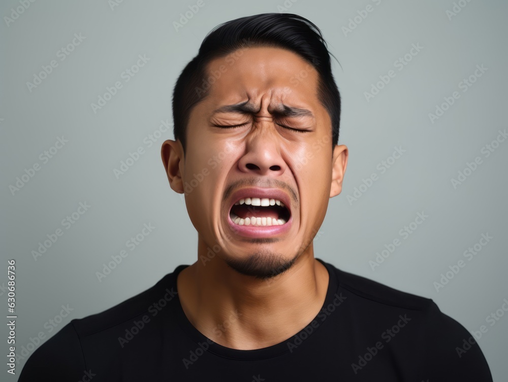 Asian man emotional dynamic gestures Asian man emotional dynamic gestures