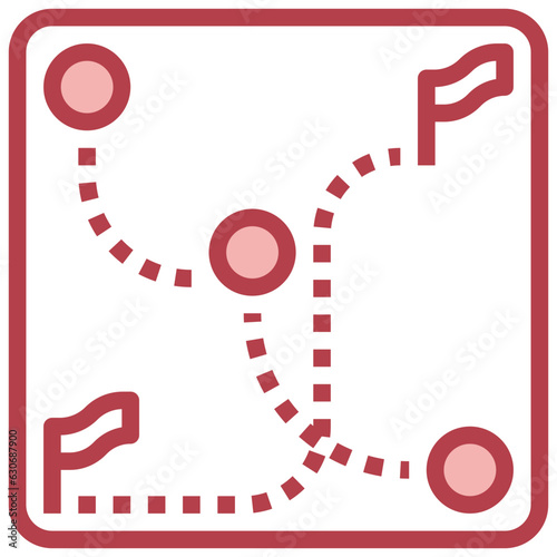 MOBA line icon,linear,outline,graphic,illustration