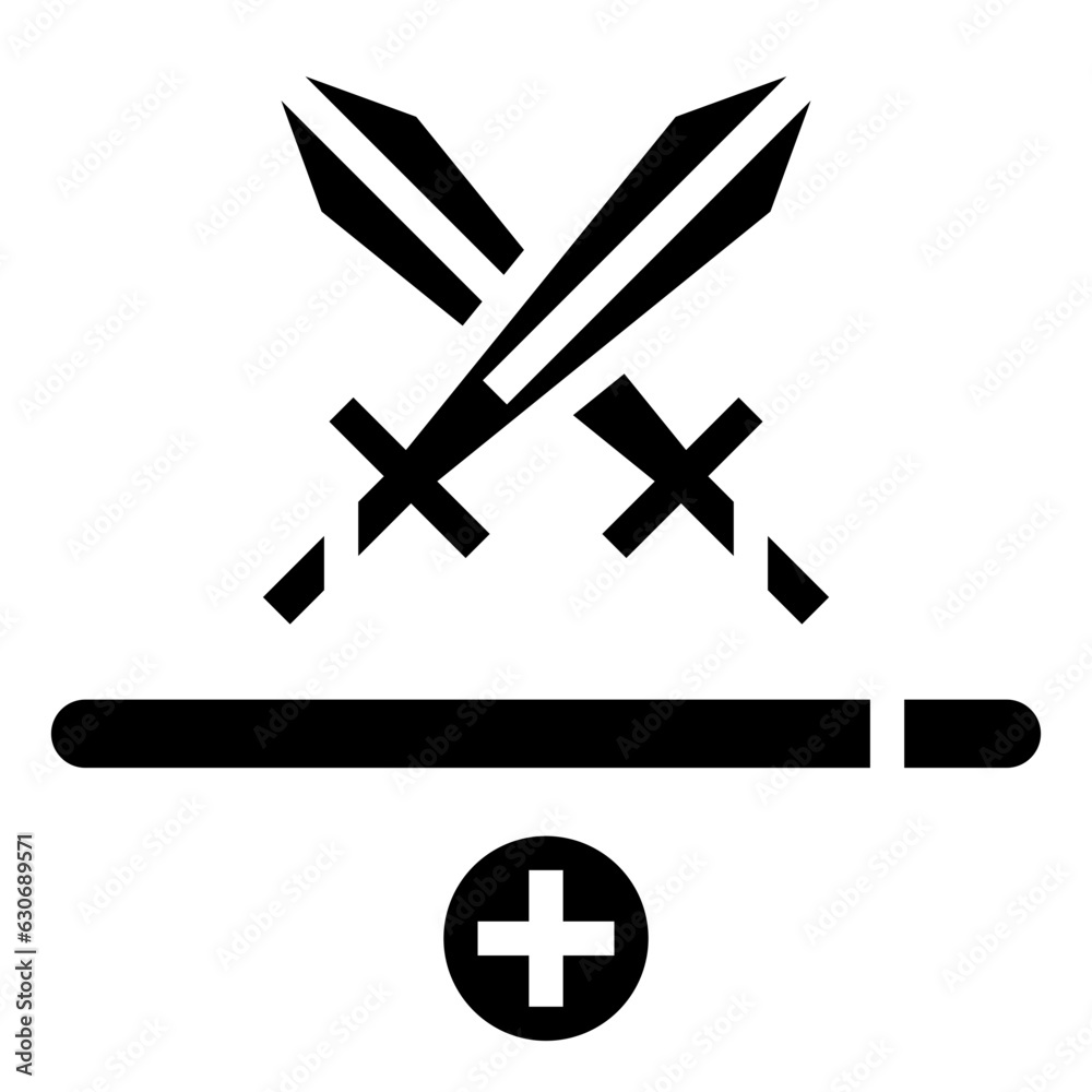 Obraz premium BUFF line icon,linear,outline,graphic,illustration