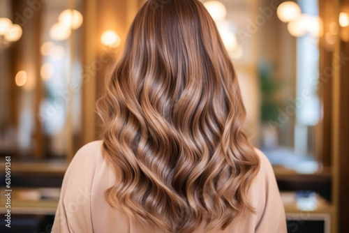 Sun-Kissed Waves: Balayage Delight