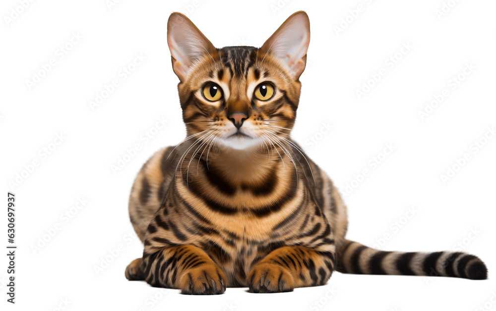 Cat Isolated on Transparent Background 