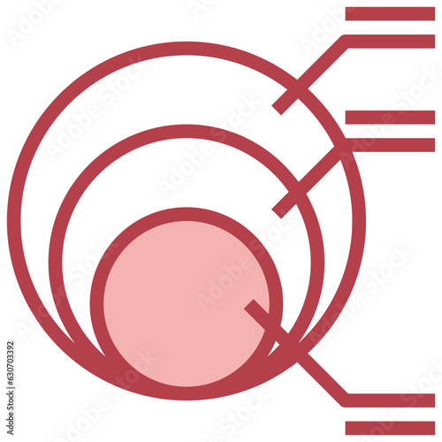 STACKED VEN line icon,linear,outline,graphic,illustration