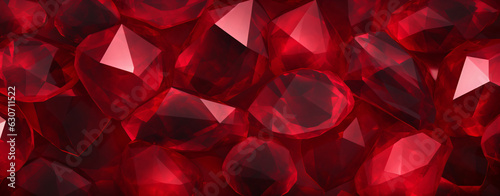 Ruby Red Gemstone Background